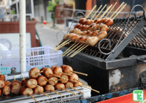 street food bangkok wat pho