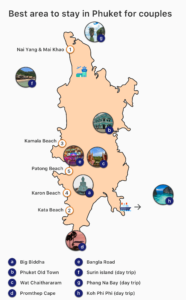 where to stay in phuket couples map