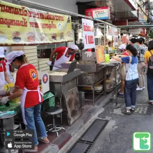 comida barrio chino bangkok - toasted bun