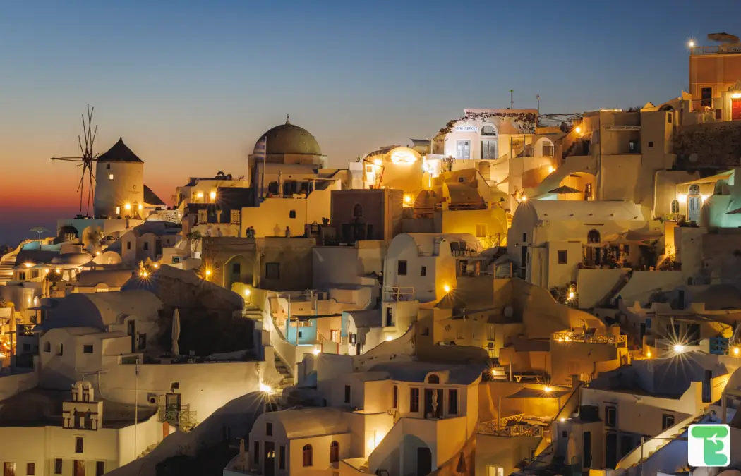 where to stay in santorini without a car